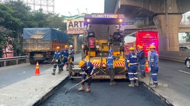 Awas, Ada Rekonstruksi Jalan di Tol Jakarta-Cikampek