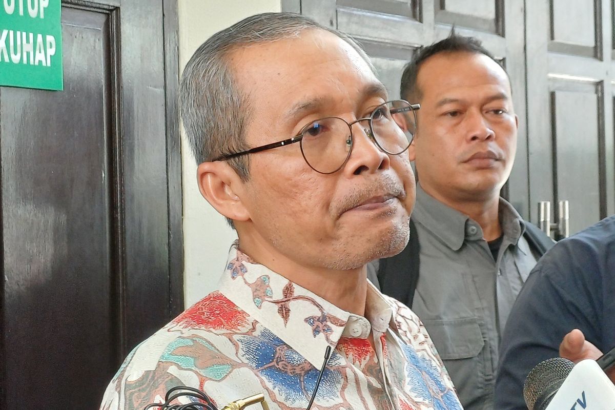 Wakil Ketua KPK Alexander Marwata saat ditemui wartawan di Pengadilan Negeri Jakarta Selatan, Kamis (14/12/2023).