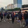 Unjuk Rasa Usai, Massa Mahasiswa Tinggalkan Kawasan Depan Gedung DPR