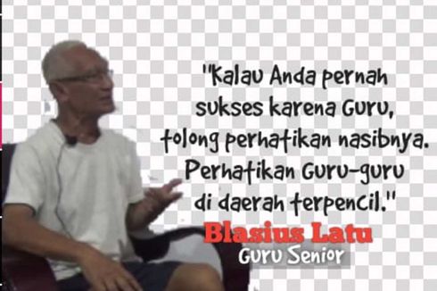 Pesan Pensiunan Guru: Kalau Anda Sukses, Tolong Perhatikan Guru...