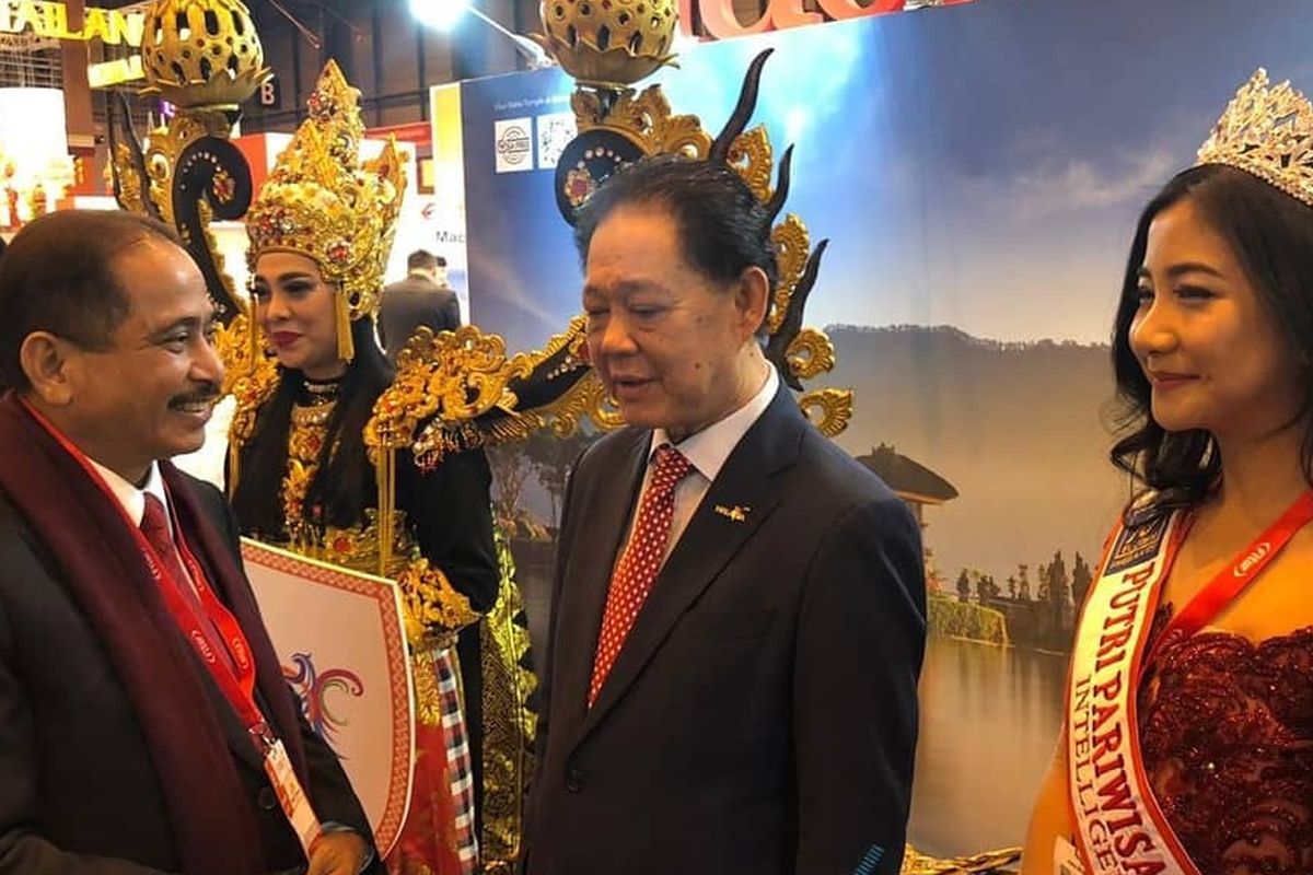 Menteri Pariwisata, Arief Yahya saat menghadiri Internazionale del Turismo (BIT) Milano yang digelar di Italia pada Kamis (11/4/2019) hingga Sabtu (13/4/2019).