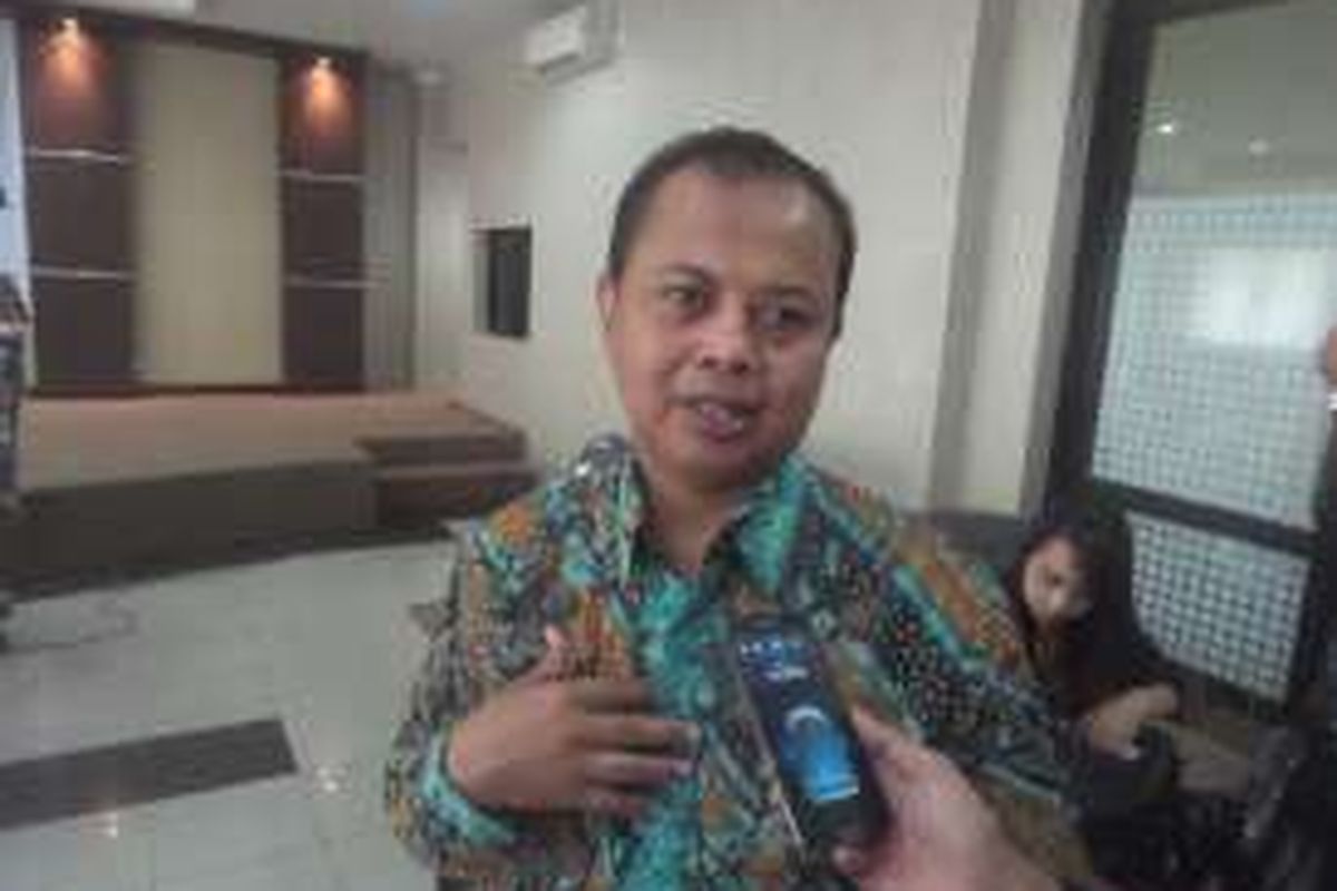 Ketua KPU DKI Jakarta Soemarno saat ditemui di Kantor KPU DKI, Salemba, Jakarta Pusat, Rabu (3/8/2016).