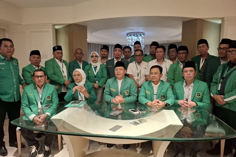 Pengumumaan Muhamad Mardiono kembali jadi Ketum PPP secara aklamasi di Muktamar X PPP di Kawasan Ancol, Jakarta, 27 September 2025.