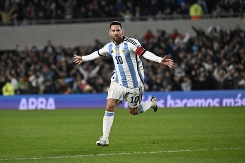 Hasil Argentina Vs Ekuador 1-0: Messi Cetak Gol Free Kick, Samai Rekor Suarez