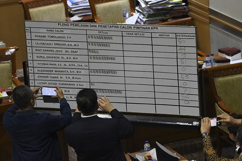 DPR Jadwalkan Sidang Paripurna Pengesahan Pimpinan KPK Senin Depan