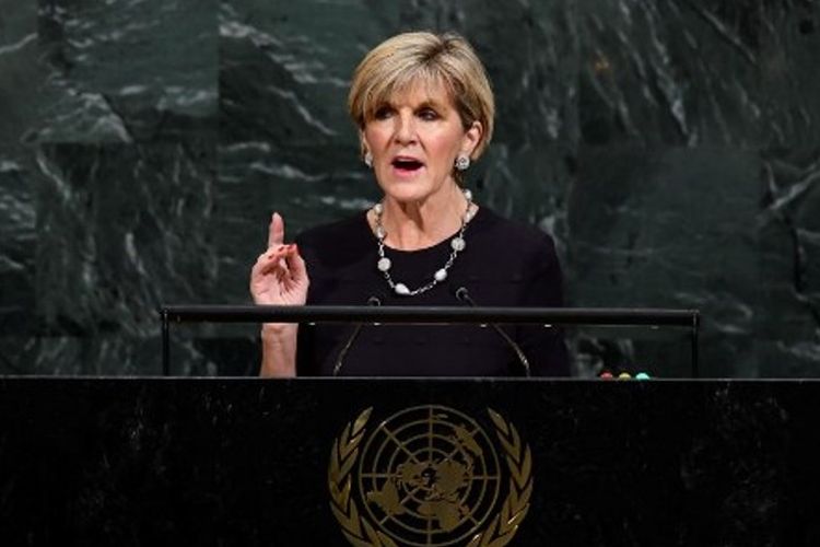 Menteri Luar Negeri Australia Julie Bishop mengungkapkan surat terbuka dari Korea Utara