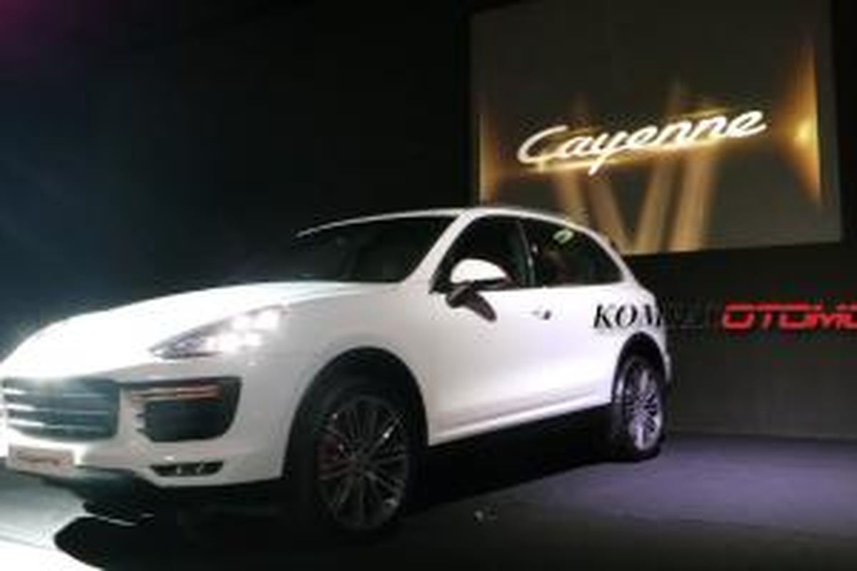 Porsche Indonesia luncurkan New Cayanne di Jakarta, Kamis (29/1/2015).