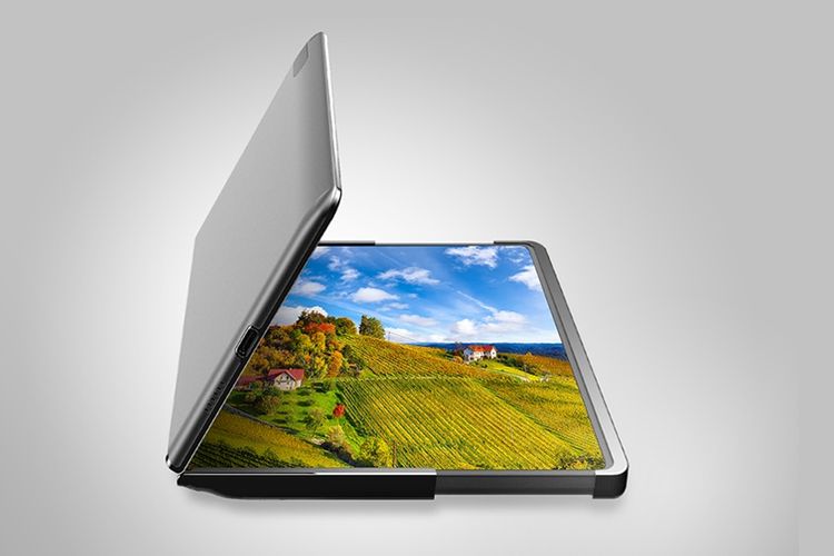 Flex Hybrid, ponsel konsep Samsung dengan layar yang bisa dilipat dan digeser