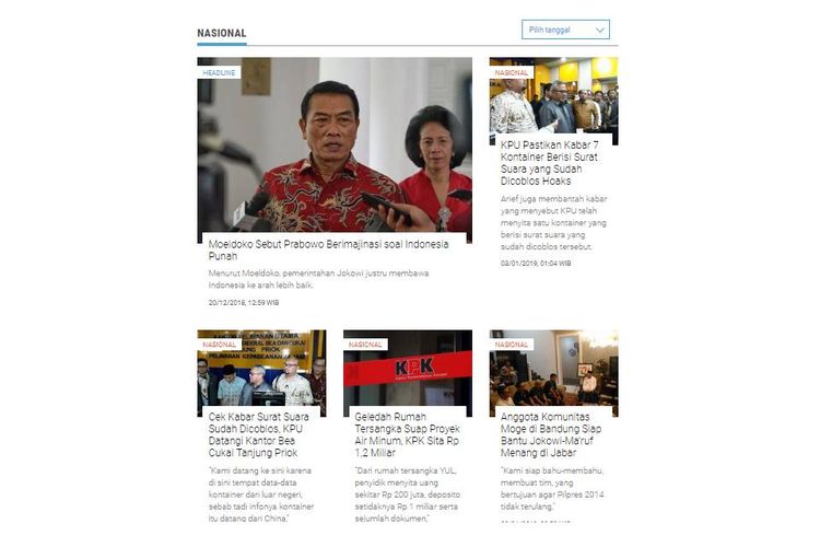 Halaman Nasional Kompas.com