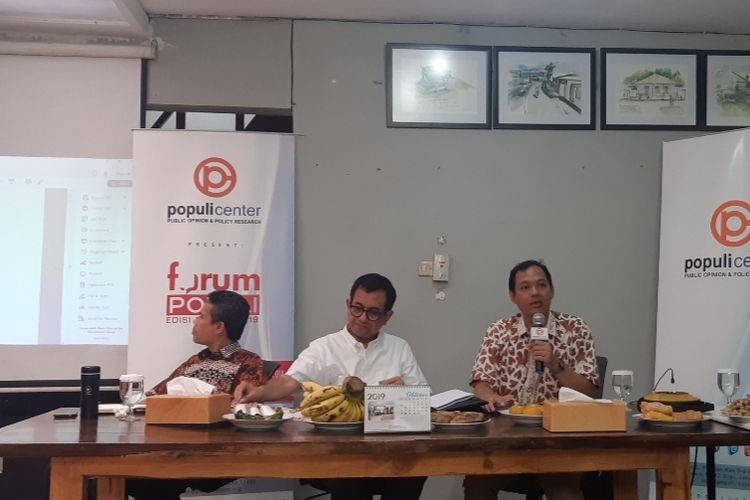 Nirwono Joga menjadi salah satu pembicara dalam diskusi bertema Jakarta Untuk Siapa? di Jalan Letjen S Parman, Slipi, Jakarta Barat, Senin (14/10/2019).