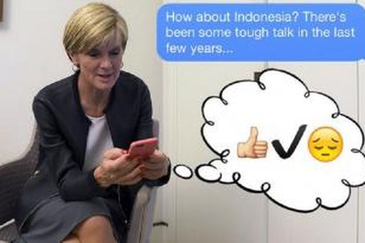 Jawaban Julie Bishop soal hubungan Australia dengan Indonesia. 
