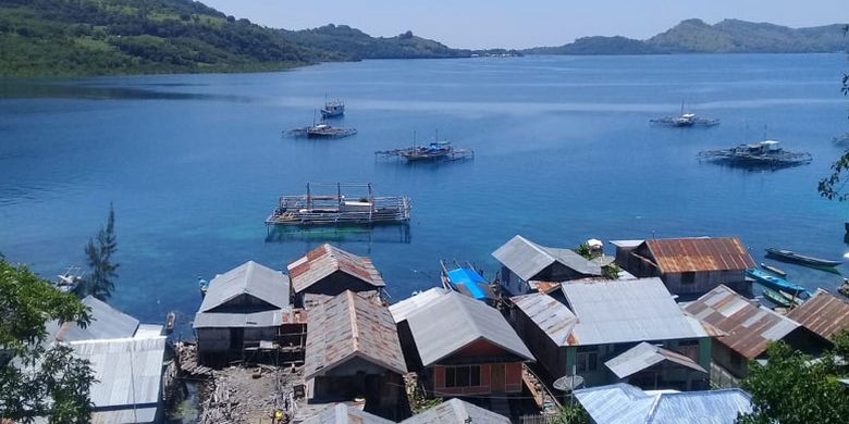 Pulau Kojadoi di Kabupaten Sikka, Nusa Tenggara Timur, Sabtu (11/5/2019).