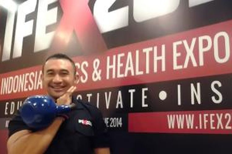 Kadek Edy Sastradi, penggagas Indonesia Fitness & Health Expo 2014 Jakarta.