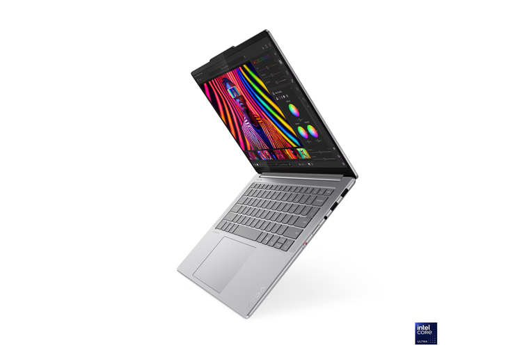 Lenovo Yoga Pro 7i Aura Edition tetap ringkas dengan bobot hanya 1,54 kg dan tebal 16,9 mm.