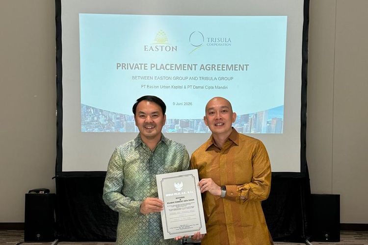 Trisula Group Resmi Masuk Jadi Pemegang Saham Easton Urban Kapital