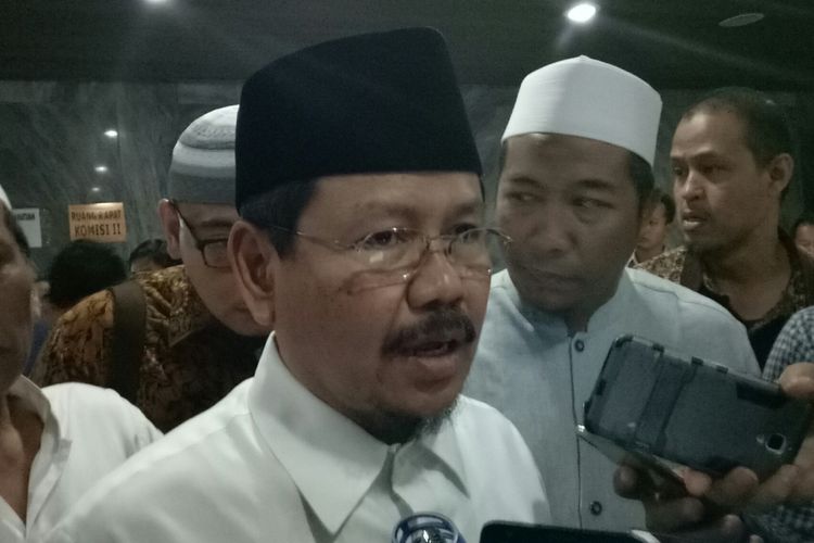 Juru Bicara HTI Ismail Yusanto menghadiri RDPU terkait Perppu Ormas di DPR 