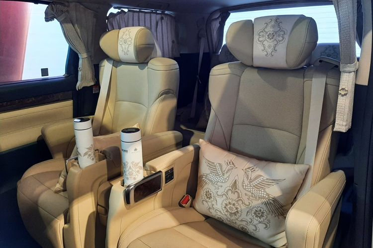 Interior Alphard Heritage Edition yang dijual terbatas