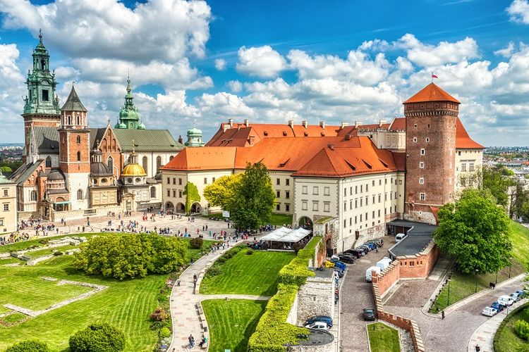 Kastil Wawel, Krakow, Polandia