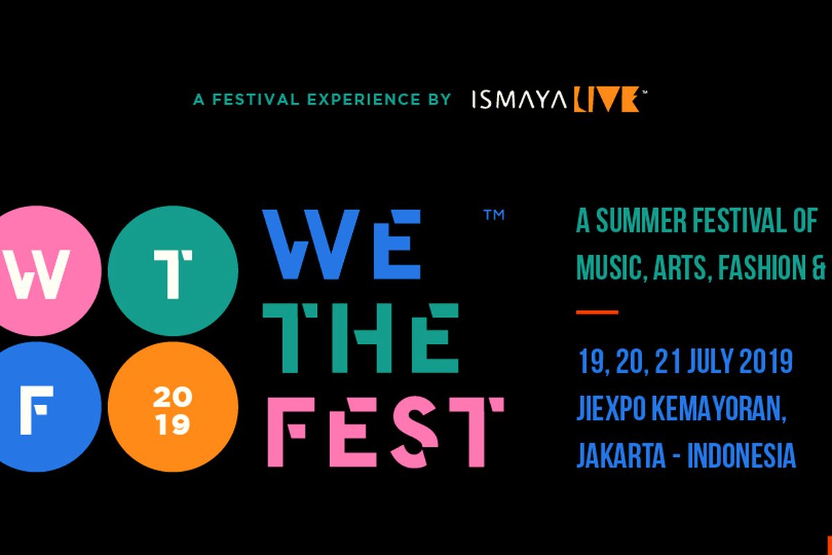 Poster acara We The Fest 2019.