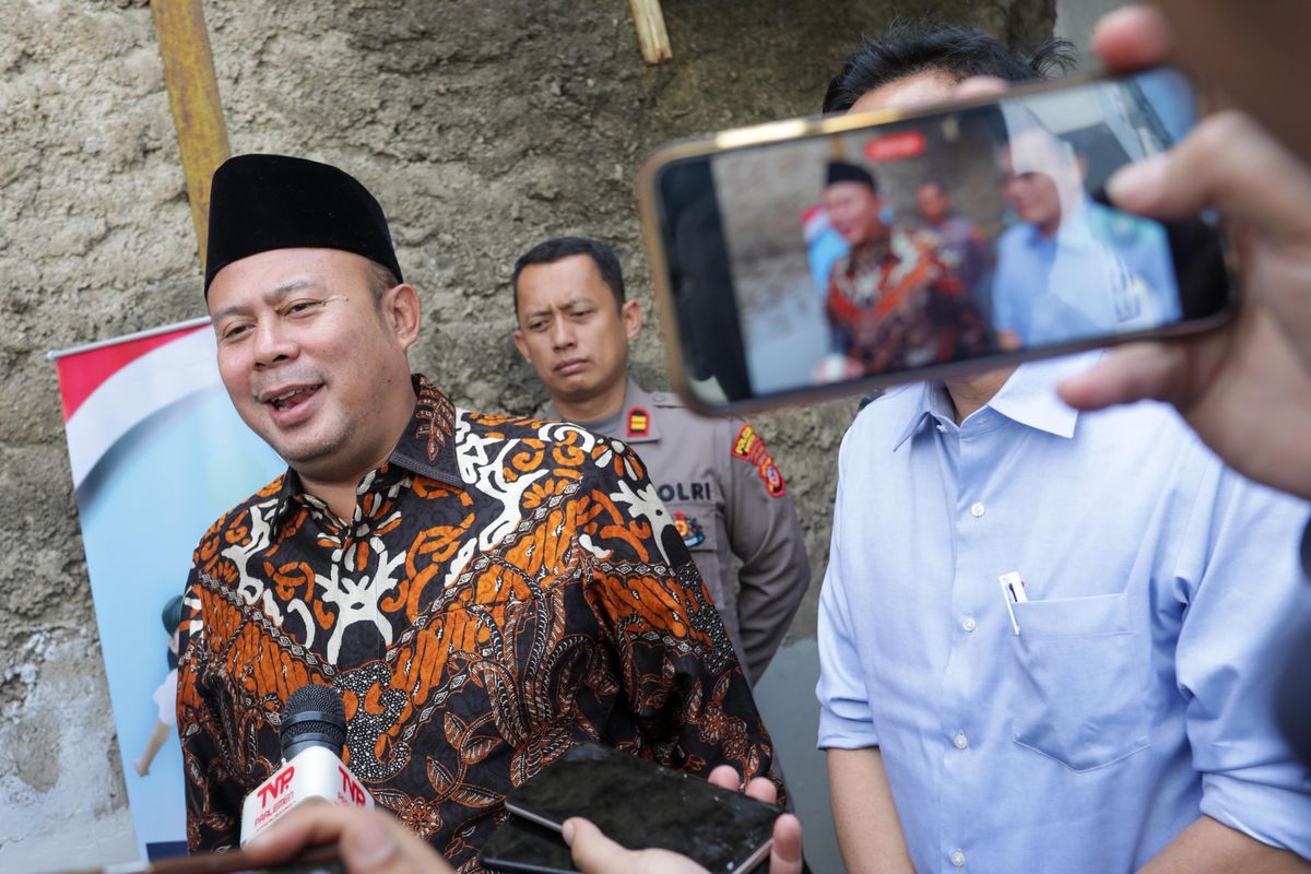 Wakil Ketua DPR RI Cucun Ahmad Syamsurijal kepada Parlementaria, di Kabupaten Bandung, Jawa Barat, Sabtu (21/6/2025). 
