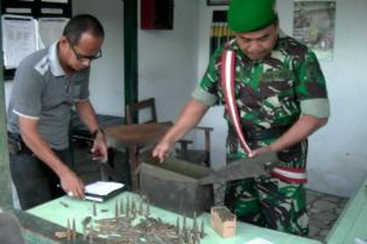 196 Butir peluru tajam, ditemukan warga di Kelurahan Wattang Bacukiki, Kecamatan Bacukiki, Kota Parepare. Sulawesi Selatan