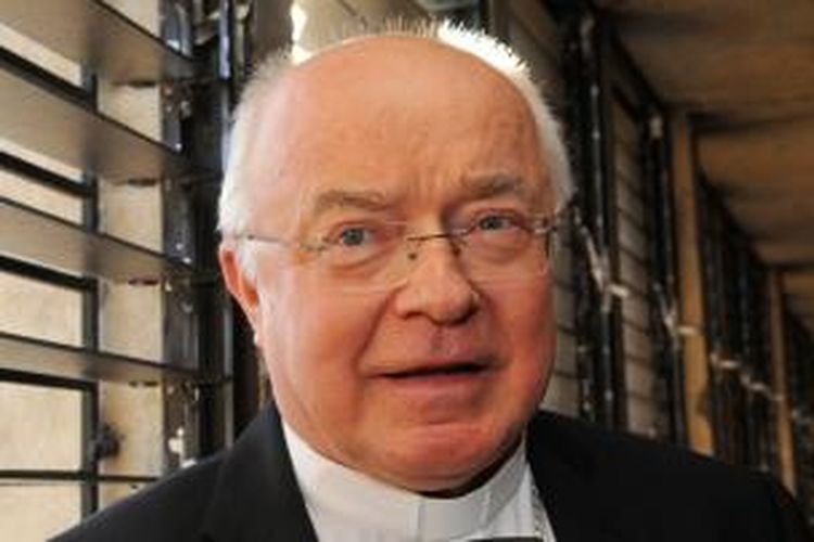 Uskup  Jozef Wesolowski, mantan duta besar Vatikan untuk Republik Dominika, yang kini ditahan dalam kasus pedofilia.