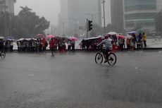 Pagi hingga Siang, Jabodetabek Diguyur Hujan