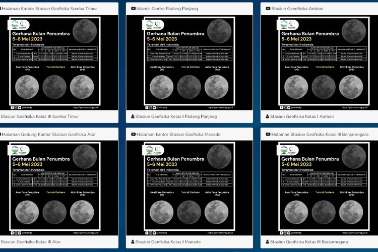 Link live streaming gerhana Bulan penumbra 5-6 Mei 2023