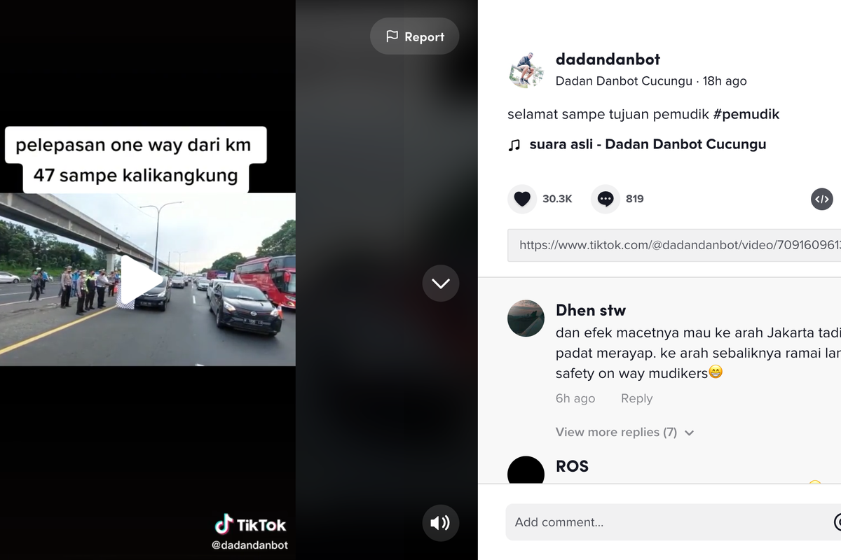 Video pelepasan one way dari Km 47