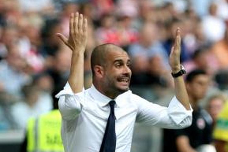 Pelatih Bayern Muenchen, Josep Guardiola.