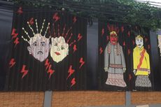 Mural Ondel-ondel di Kuningan Barat Manjakan Mata Pejalan Kaki