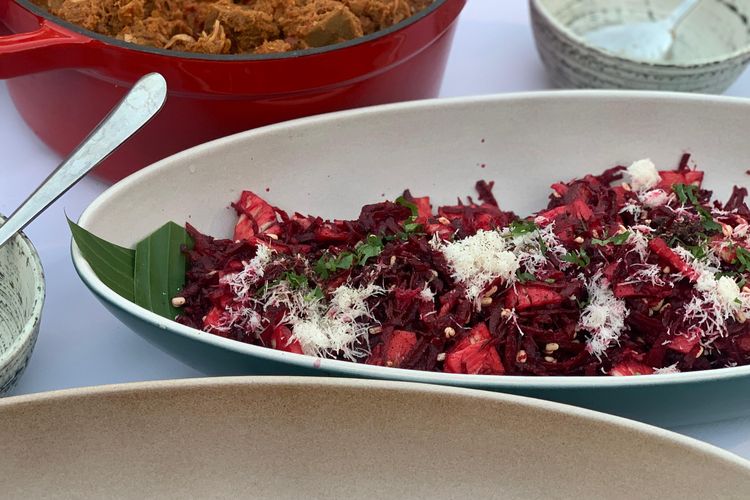 Resep Salad Bit Merah, Tambah Nanas biar Makin Segar