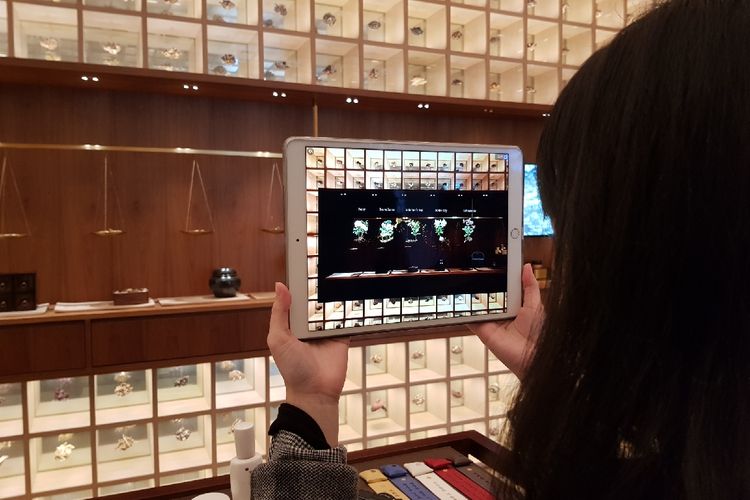 Augmented reality Sulwhasoo Spa, Korea Selatan.