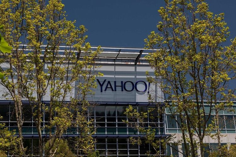 Ilustrasi kantor Yahoo.