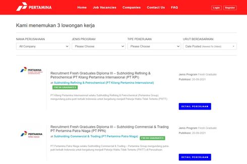 Lowongan Kerja BUMN September 2021, dari Hutama Karya, Pertamina, Telkom, dan PT KAI