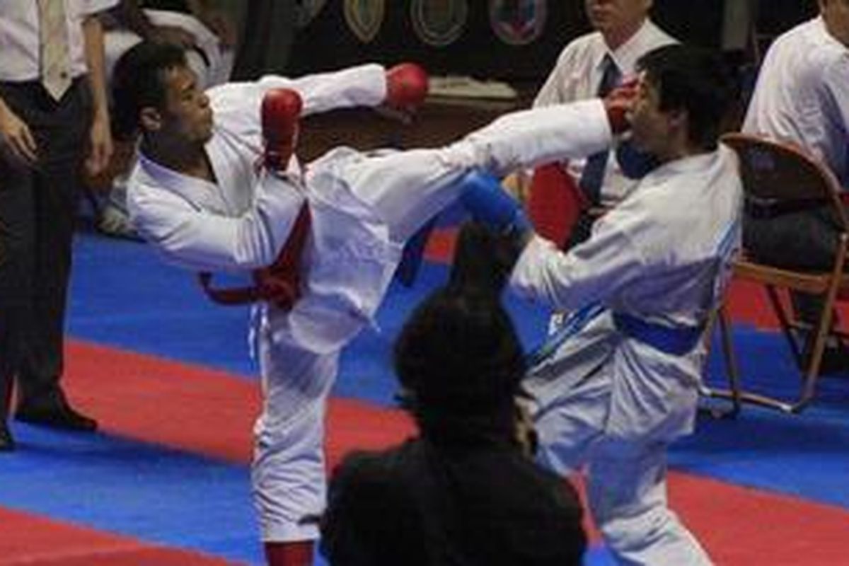 Karate Rebut Satu Perunggu