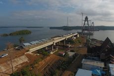 Meski Terkendala Pembebasan Lahan, Pembangunan Jembatan Pulau Balang Sudah 82 Persen