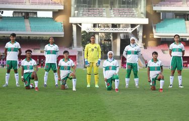 Line up timnas putri Indonesia vs Thailand pada laga Grup B Piala Asia Wanita 2022 di D Y Patil Sports Stadium, Senin (24/1/2022) malam WIB.