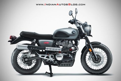 Honda Siapkan H'Ness CB350 Scrambler