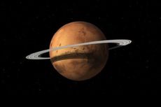 Suatu Hari, Mars Akan Menjelma Jadi Planet Bercincin