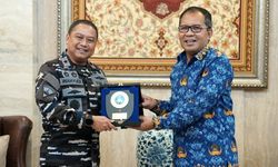 Terima Kunjungan Danlantamal VI Makassar yang Baru, Danny Pomanto: Danlantamal VI Selalu 