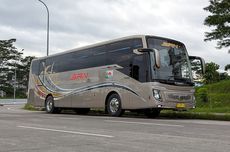 Bus Baru PO SAN, Pakai Bodi Supernova buatan Karoseri Stadabus