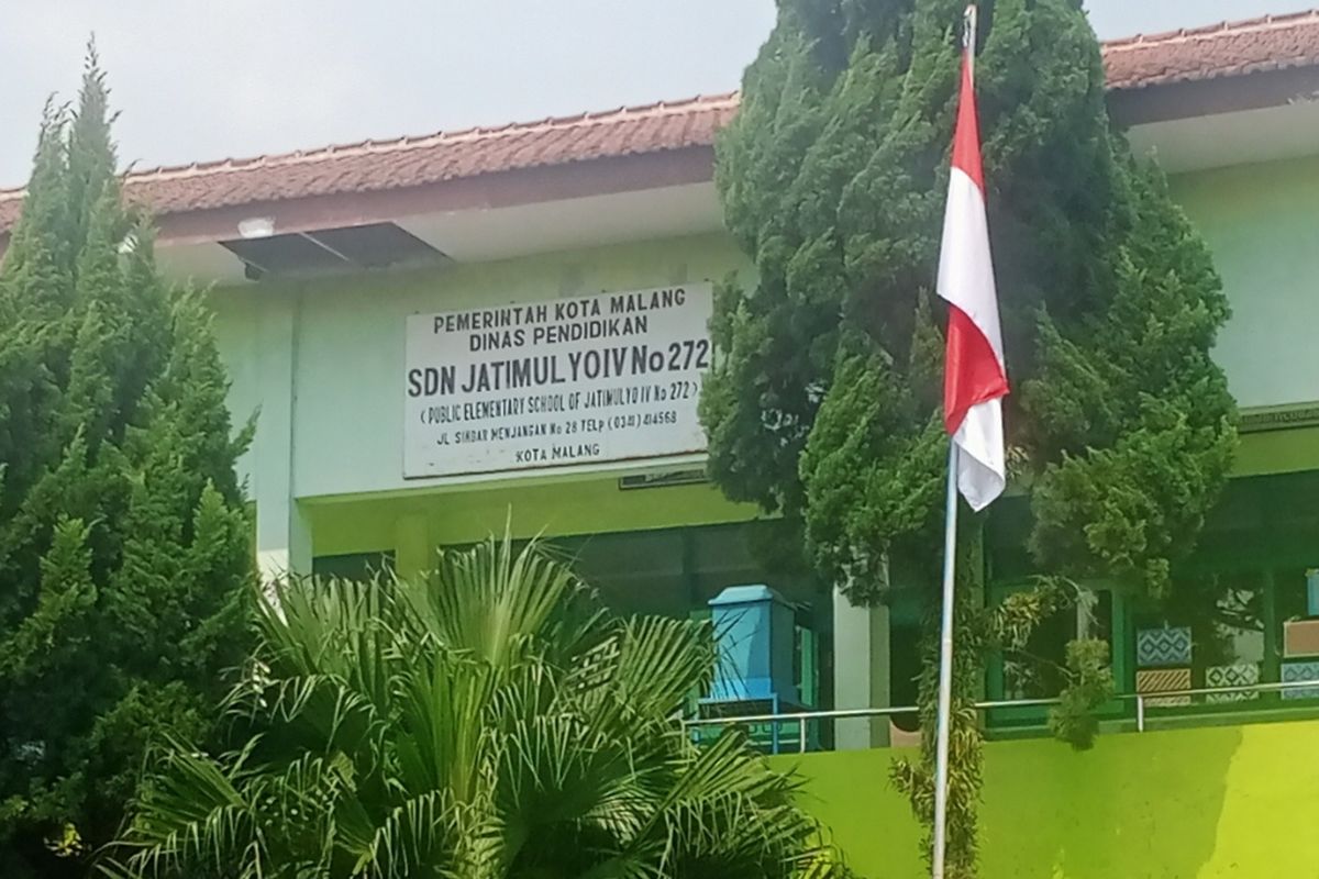 Sekolah Dasar Negeri (SDN) Jatimulyo 4 di Kota Malang, Jawa Timur. 