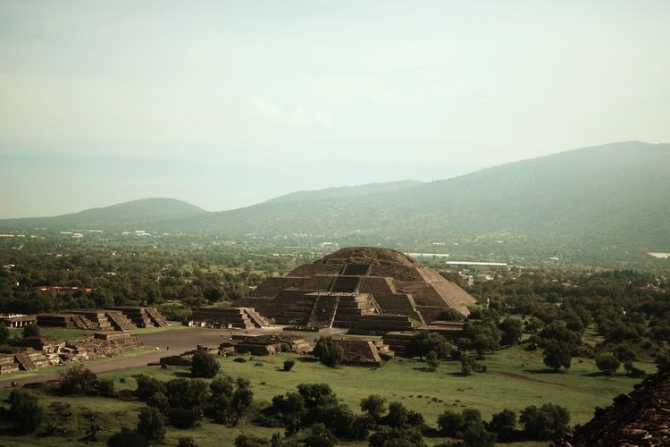 Situs berserjarah Teotihuacan di Meksiko.