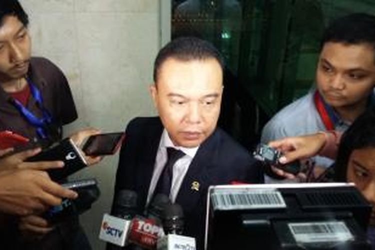 Anggota Majelis Mahkamah Kehormatan Dewan (MKD) Sufmi Dasco Ahmad, saat ditemui di Gedung DPR, Jakarta, Jumat (4/12/2015).
