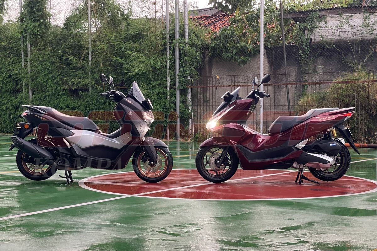 Komparasi New Honda PCX 160 dan Yamaha NMAX Turbo