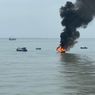 Speedboat Terbakar Diduga Korslet Mesin, Motoris dan ABK Terluka Bakar