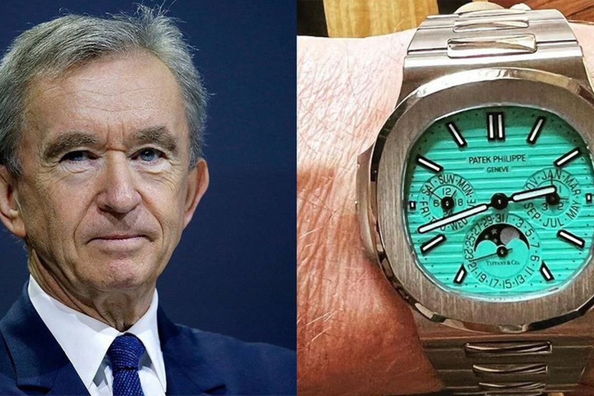 Bernard Arnault dengan Patek Philippe nautilus langka