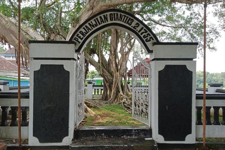 Situs Perjanjian Giyanti di Karanganyar, Jawa Tengah.