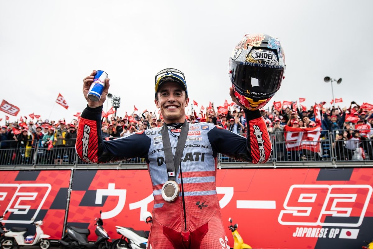 Marc Marquez saat berlaga pada MotoGP Jepang 2024